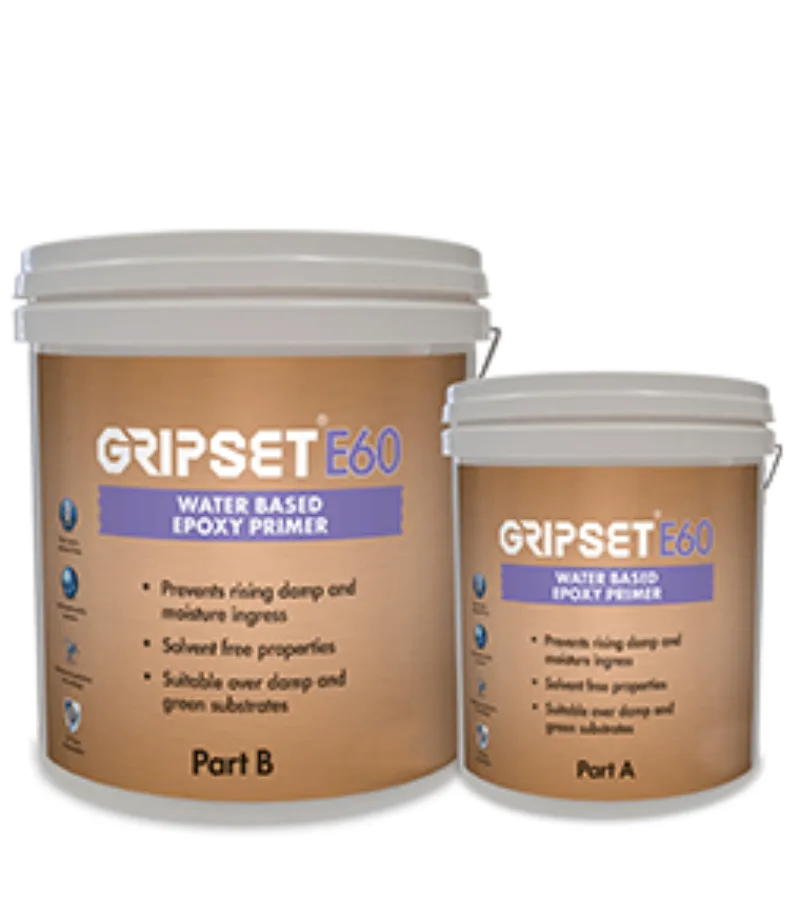 Gripset E60 water-based epoxy primer two-part kit