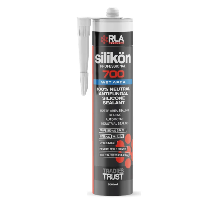RLA Silikön 700 neutral-cure wet-area silicone sealant cartridge